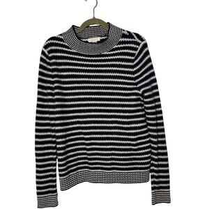 Christopher & Banks Navy and Cream Knit Sweater